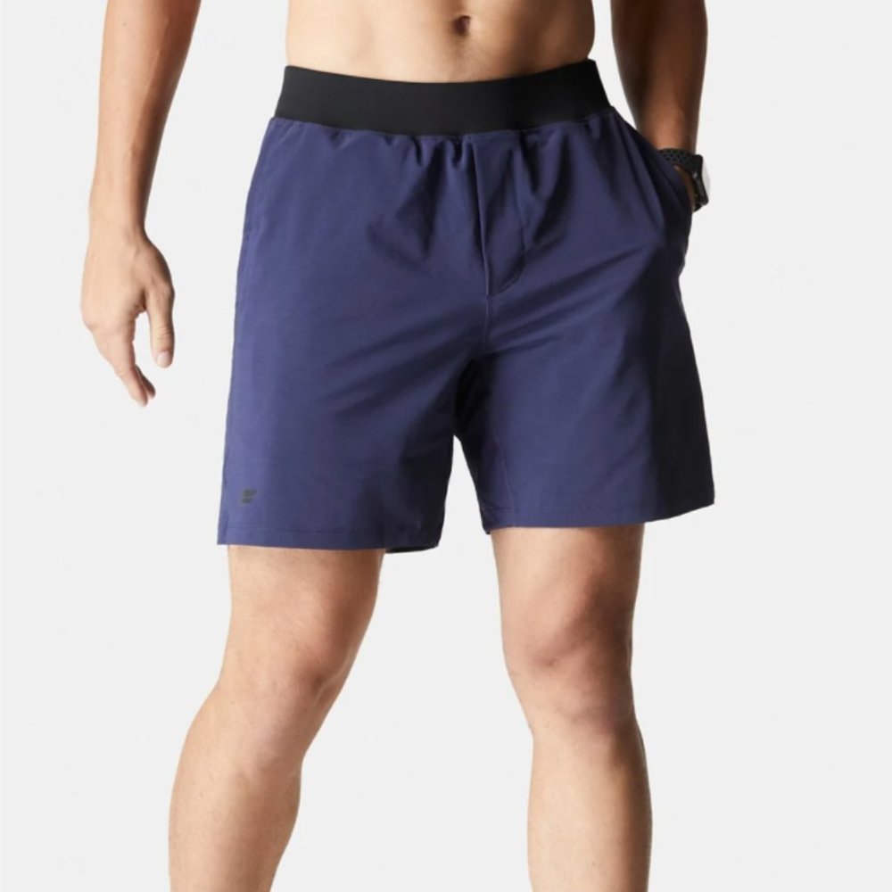 Fabletics Franchise Lined Shorts 9in- Large - Navy - NWT